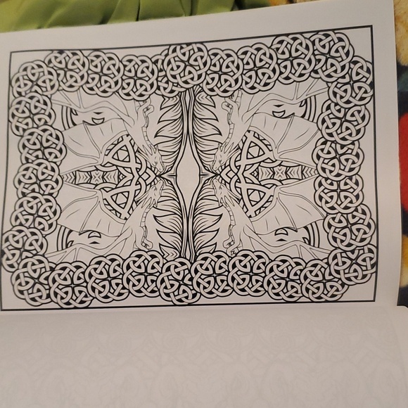 Celtics dragon coloring book - Picture 3 of 14